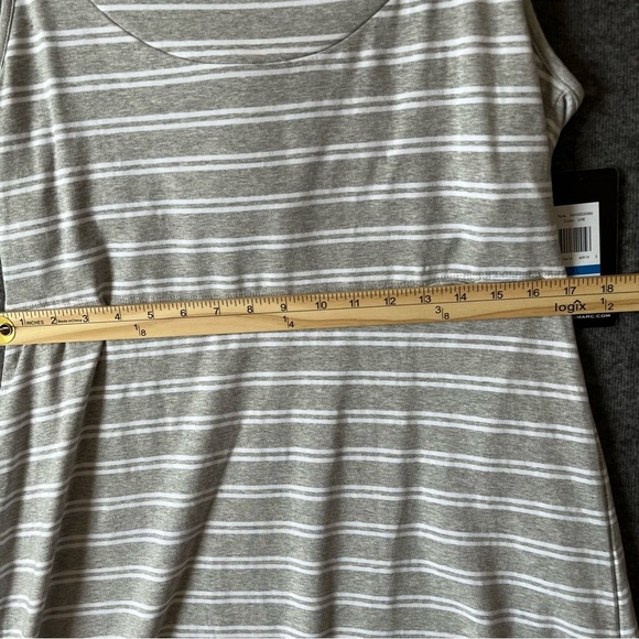 Marc New York Performance Hooded Striped Dress Women's Size XL - Picture 10 of 11